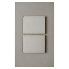 CHEIL ELECTRIC 雙開關面板 青銅色, 1個