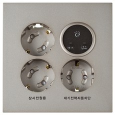 CHEIL ELECTRIC 3件線束青銅備用電源插座, 1個