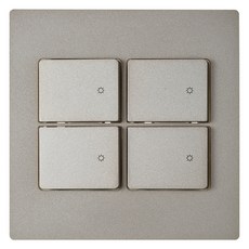 CHEIL ELECTRIC 4開關面板 青銅色, 1個