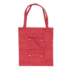 히키스 휴대접이식 에코백 포켓장바구니 레드, 1개