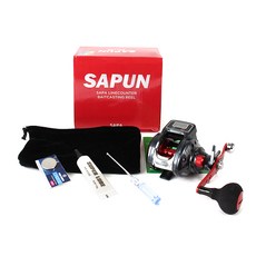 싸파 디지털 수심측정 베이트릴 우핸들, SHA300, 혼합 색상