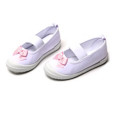 Narin Kids 粉紅珍珠蝴蝶結白頭棉質室內拖鞋 鞋頭