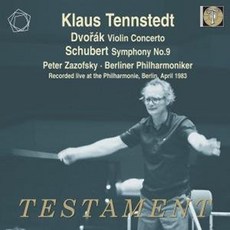 ANTONIN DVORAK/ FRANZ SCHUBERT - VIOLIN CONCERTOS/ PETER ZAZOFSKY KLAUS TENNSTEDT 영국수입반, 2CD