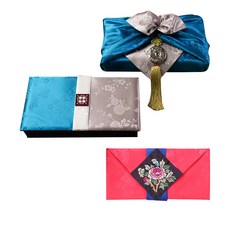 八福商會禮金盒現金禮金盒 紫色+禮金信封袋 花粉色, 混色, 1套