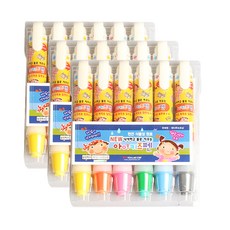 YOU&ME 套眼睛孩童筆，可在圓角上塗抹並用水擦除, 6 種顏色