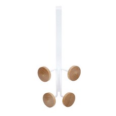 spiderloc 門後掛勾 4排, 白色的, 1個