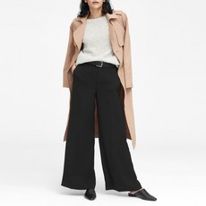 바나나리퍼블릭 여성용 쁘띠 하이 라이즈 와이드 팬츠