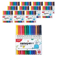 monAmi 簽字筆 T Two Win Type 12色組, 混色, 12組