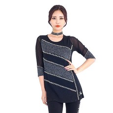 肚皮舞mall運動舞蹈服 LDT2000, 黑色的