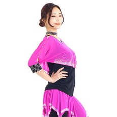 肚皮舞mall運動舞蹈服 LDT200, 粉色的