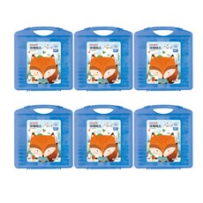 MONAMI 慕那美 手提箱蠟筆 55色+5色 男生款 6入, 60 種顏色