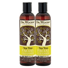 DR.WOODS 伍斯博士 茶樹洗面乳, 236ml, 2入