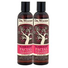 DR.WOODS 伍斯博士 黑皂洗面乳, 236ml, 2入
