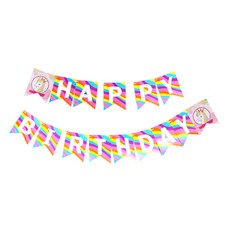 TOCTOC 派對方形緞帶彩旗 3入, NO15