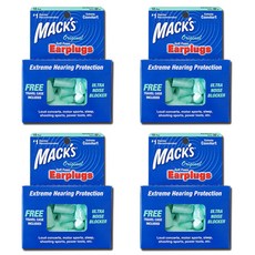 MACK'S 睡眠耳塞 經典款 + 旅行盒, 4個, 20入