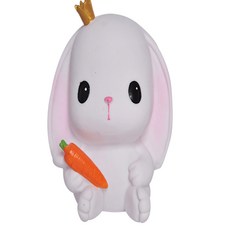 Minittine可愛角色戴皇冠兔子存錢筒, 白色的, 1個