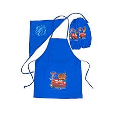 디즈니 카3 앞치마 + 두건 + 토시 세트, 랜덤 발송