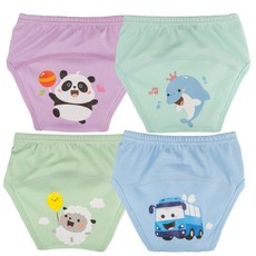 아가짱 프랜들리 배변훈련팬티 4p세트, A, 1세트