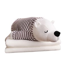 Living Tokyo 北極熊抱枕毯