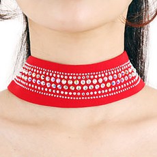 DANCEDOME MALL 運動舞衣頸圈 LDAC100, 紅色的