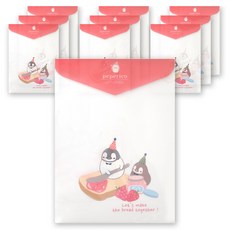 投影設計Peperico直式文件夾, 草莓, 10片