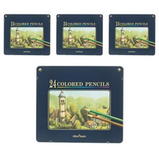 munhwa 彩色鉛筆盒 4p, 24色