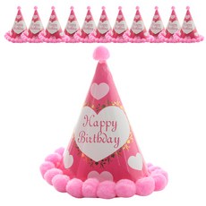 Toktok派對模型派對旗高帽子, 類型1, 12件