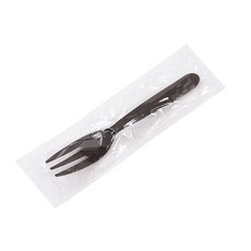 Bom91 SP 沙拉叉 黑色 12.5 x 2 cm, 100入, 2個