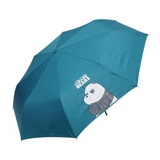 We Bare Bears 熊熊遇見你 圖案全自動雨傘 IUWBU70002+傘套組