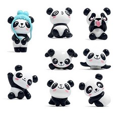 TP 家居裝飾可愛熊貓冰箱磁鐵組, 混合顏色