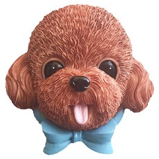 TP居家裝飾貴賓狗冰箱磁鐵, 棕色的