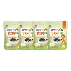 우리애들밥상 미즈앤코 해의김자반, 플레인, 4개