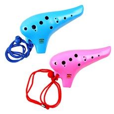 YOUNGART 中音陶笛 2p, 單品, 藍色, 粉色