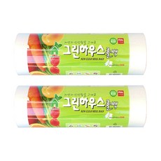 GreenHouse 衛生保鮮袋捲 中 30 x 40 cm, 中(M), 500入, 2個