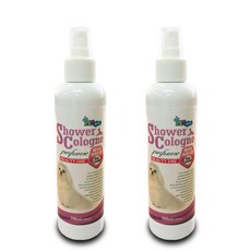 PET perss 狗沐浴古龍水爽身粉香味, 單色, 2件