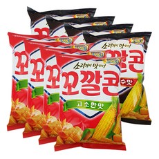 롯데제과 꼬깔콘 군옥수수맛 77g x 4p + 고소한맛 77g x 4p, 1세트, 616g