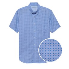 바나나리퍼블릭 남성용 슬림 핏 럭스 포플린 프린트 셔츠