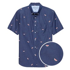 바나나리퍼블릭 남성용 슬림 핏 럭스 포플린 셔츠