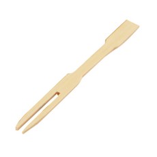 春天91 木質水果叉, 100個, 3個