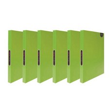 Heemang Hope File New Freshup 雙槓桿文件 A4, 淺豆綠, 6件