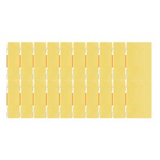 희망화일 인쇄 라운드쫄대화일 8mm, 노랑, 20개