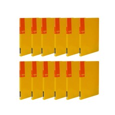 希望文件夾圖案彩色文件夾 40張 內固定型, 黃色的, 12件