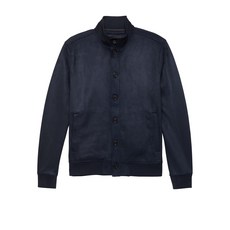 바나나리퍼블릭 남성용 비건 스웨이드 자켓