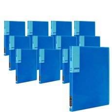 Heemang ICON彩色文件夾 30p 內頁固定式, 12入, 藍色