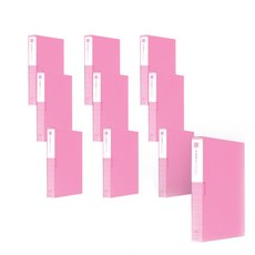 希望文件夾 清晰文件夾 補充頁添加型 60張, 粉色的, 10片
