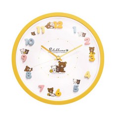 빠루마토 리라쿠마 그림 시계 2926123, 혼합 색상