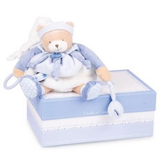 DoudouEtCompagnie 法式感性附屬人偶Petit Che Bear DC2718, 藍色