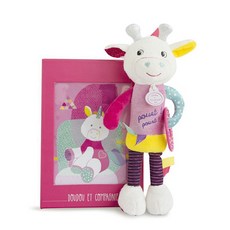 DoudouEtCompagnie 法國感性依戀人偶假想長頸鹿DC3090, 混色