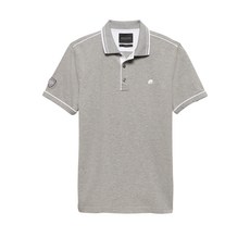 바나나리퍼블릭 남성용 팁드 피케 폴로 티셔츠