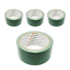 엠파이어 고급형 컬러 면테이프 48mm x 10m 녹색, 4개